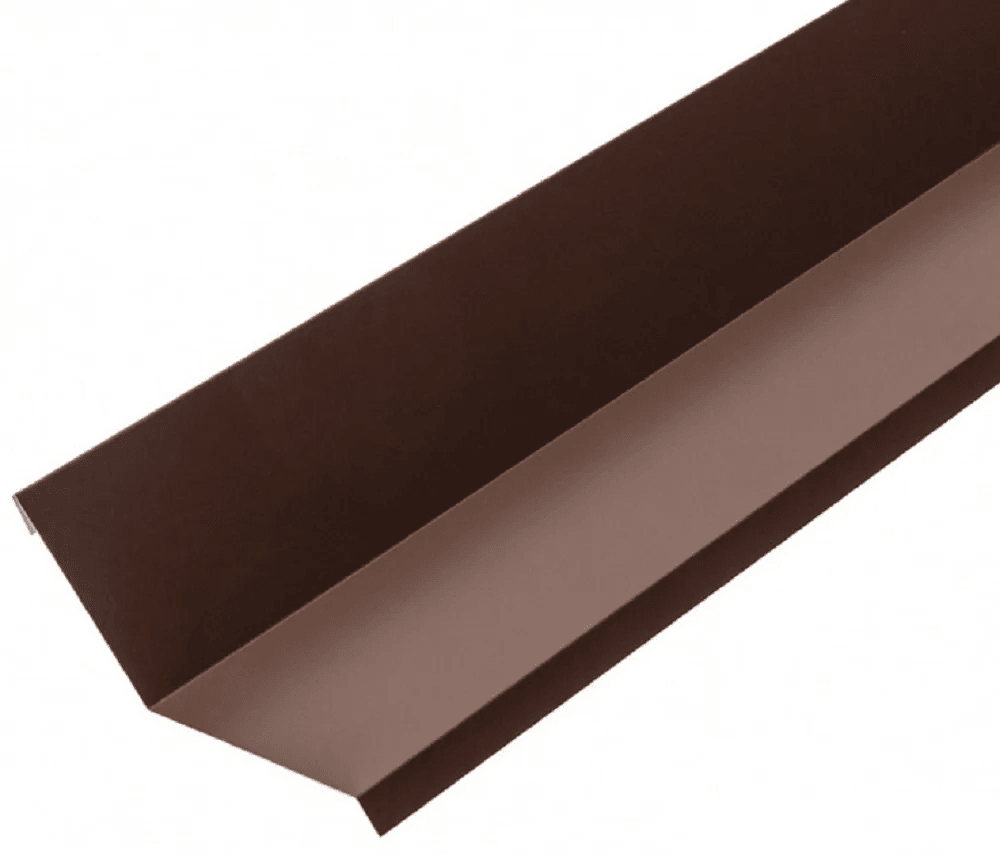 COVERNIT Lemování ke zdi CLASSIC vrchní RAL 8017 hnědé 2000 x 85/93 mm COVERNIT Lemování ke zdi CLASSIC vrchní RAL 8017 hnědé 2000 x 85/93 mm