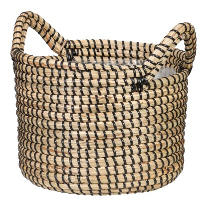 Scheurich Obal na květináč z mořské trávy 514, černá, pr. 22 x 18,5 cm Scheurich Obal na květináč z mořské trávy 514, černá, pr. 22 x 18,5 cm