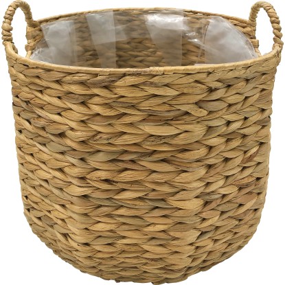Košík z vodního hyacintu průměr 28 cm x 25 cm přírodní Košík z vodního hyacintu průměr 28 cm x 25 cm přírodní