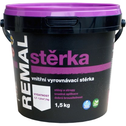 REMAL Vnitřní vyrovnávací stěrka 1,5 kg REMAL Vnitřní vyrovnávací stěrka 1,5 kg
