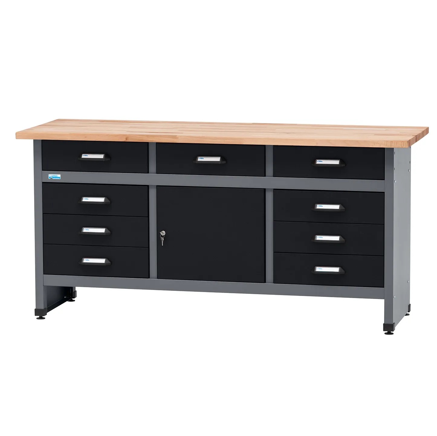 Küpper Dílenský pracovní stůl 12879, 1 dvířka/9 zásuvek (12 cm) 84 x 170 x 60 cm Küpper Dílenský pracovní stůl 12879, 1 dvířka/9 zásuvek (12 cm) 84 x 170 x 60 cm