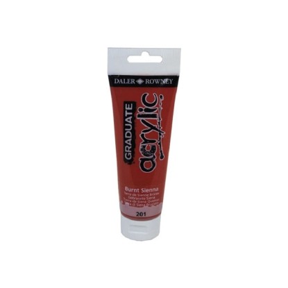 Daler Rowney Akrylová barva GRADUATE sienna pálená, 120 ml Daler Rowney Akrylová barva GRADUATE sienna pálená, 120 ml