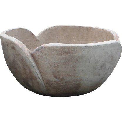 Miska Boudry tvar tulipánu, hnědá, 44 x 44 x 22 cm Miska Boudry tvar tulipánu, hnědá, 44 x 44 x 22 cm