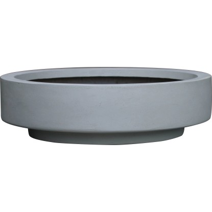 Podmiska z materiálu fiberstone, matná šedá, pr. 44 x 12 cm Podmiska z materiálu fiberstone, matná šedá, pr. 44 x 12 cm