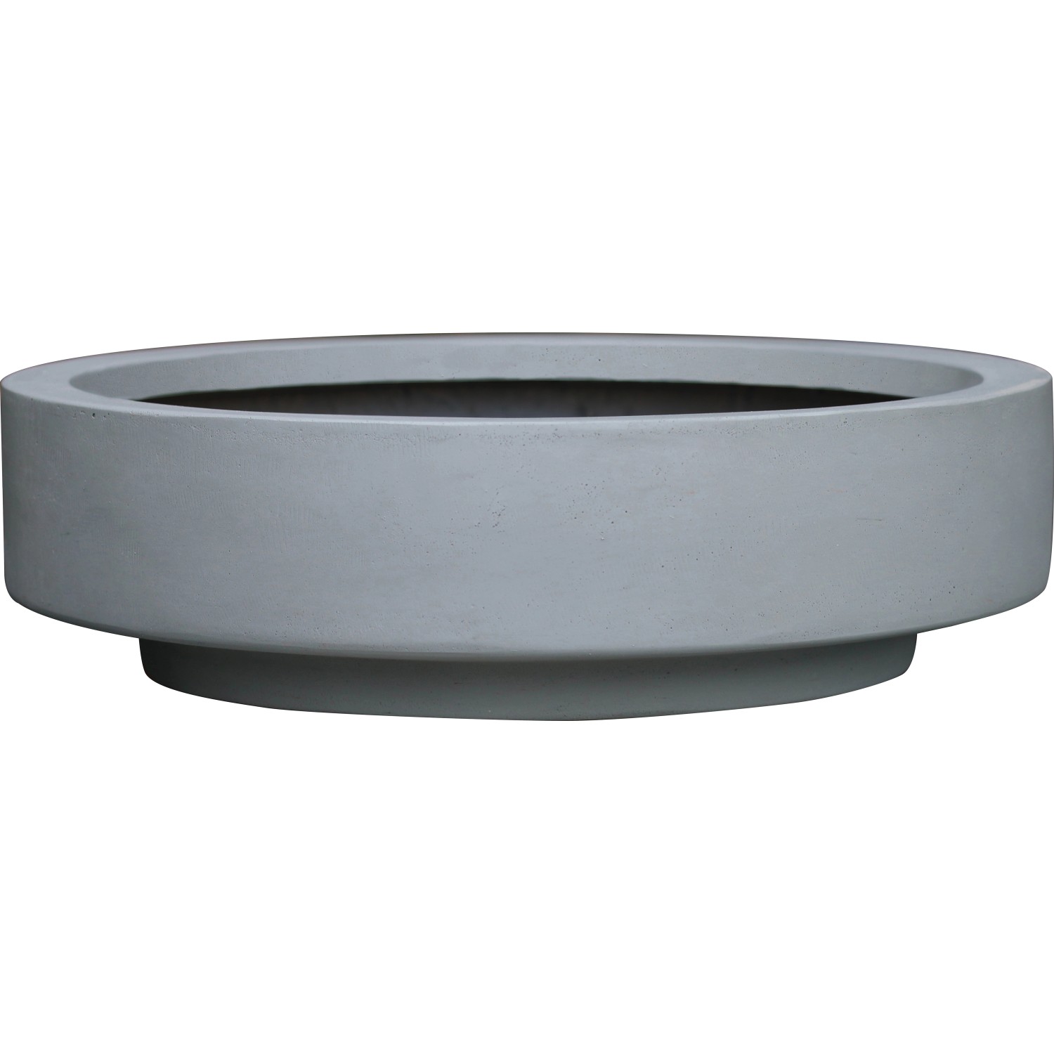 Podmiska z materiálu fiberstone, matná šedá, pr. 44 x 12 cm Podmiska z materiálu fiberstone, matná šedá, pr. 44 x 12 cm