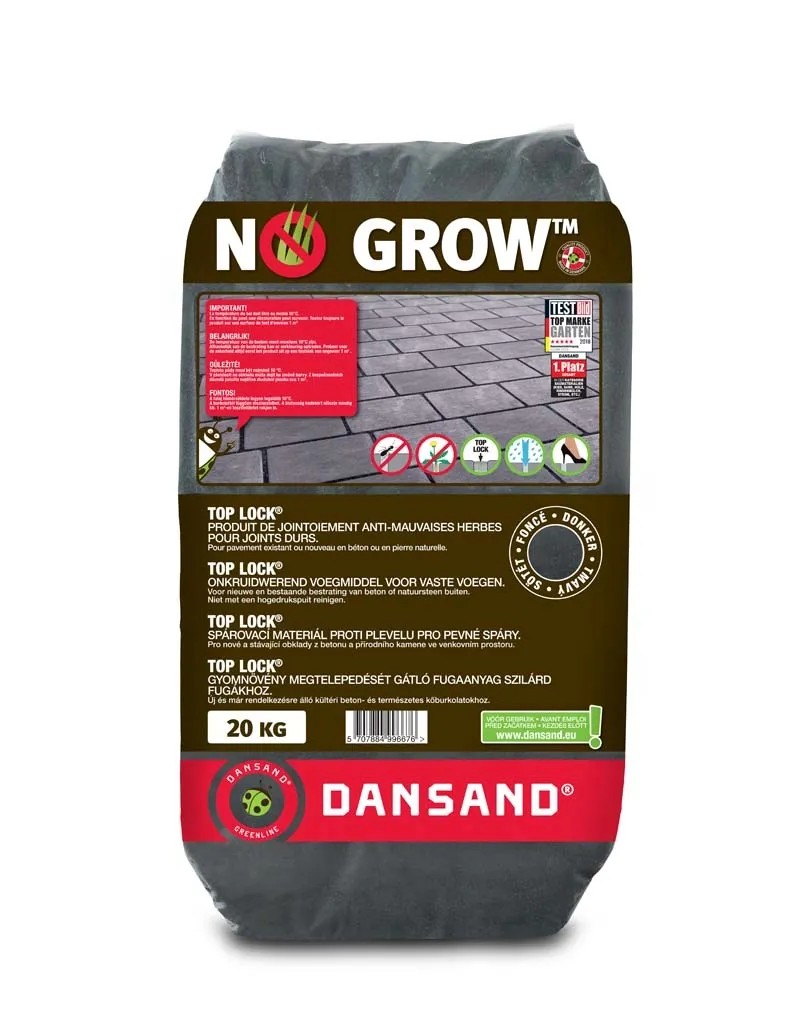 DANSAND® NO GROW™ TOP LOCK® - polymerová výplň spár proti plevelu DANSAND® NO GROW™ TOP LOCK® - polymerová výplň spár proti plevelu
