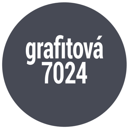 Vzorník barev: Grafitová 7024 pro barvy na střešní krytiny. Vzorník barev: Grafitová 7024 pro barvy na střešní krytiny.