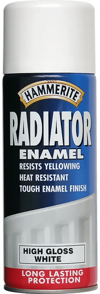 Hammerite Radiátor sprej lesklý bílý 400 ml Hammerite Radiátor sprej lesklý bílý 400 ml