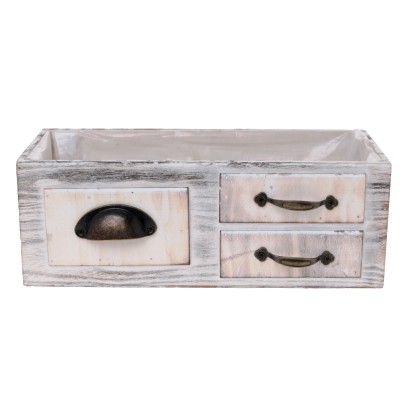 DRAGIMEX Dřevěný květináč šuplíček 36 x 15 x 13 cm DRAGIMEX Dřevěný květináč šuplíček 36 x 15 x 13 cm