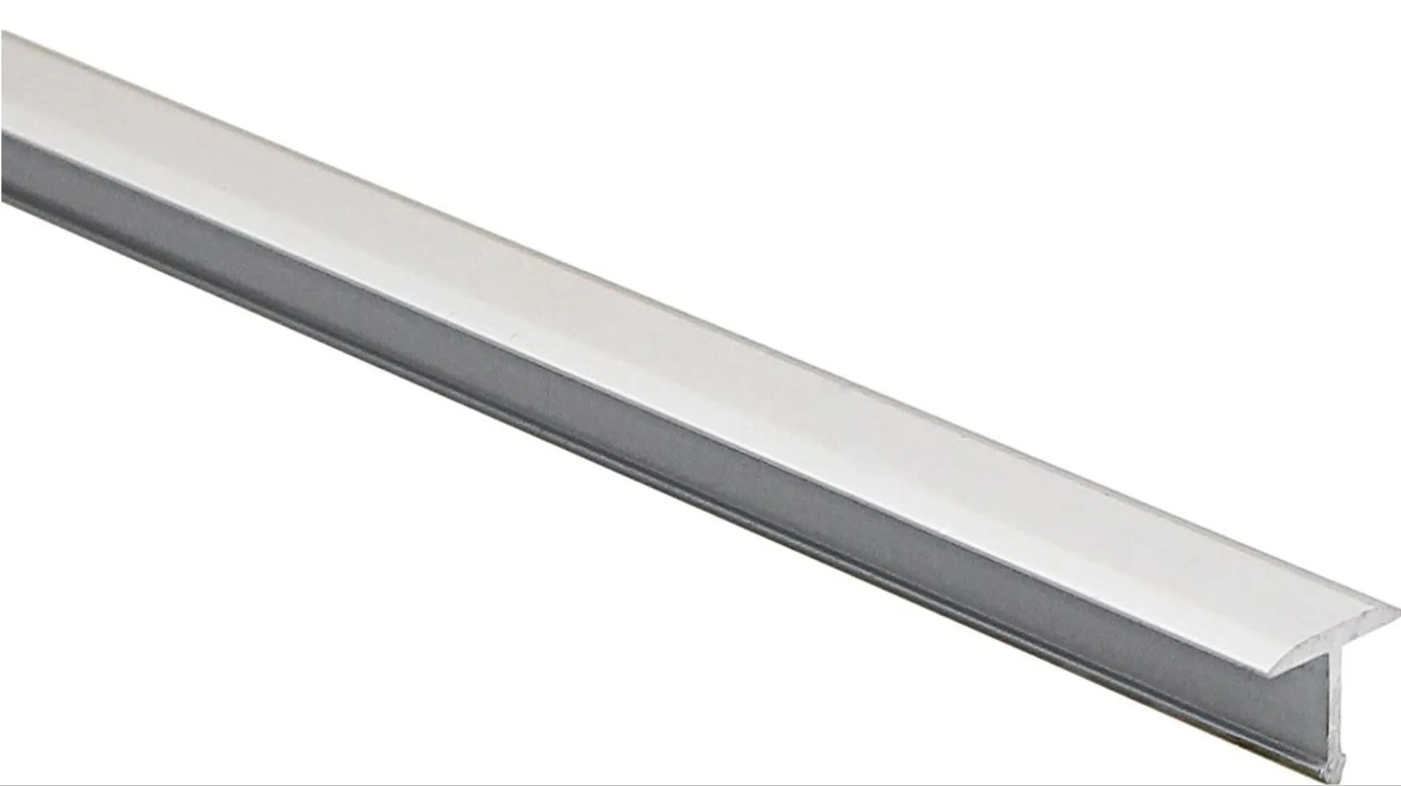 Arcansas T-Profil hliníkový stříbrný eloxovaný 15 x 15 x 1,5 x 2000 mm Arcansas T-Profil hliníkový stříbrný eloxovaný 15 x 15 x 1,5 x 2000 mm