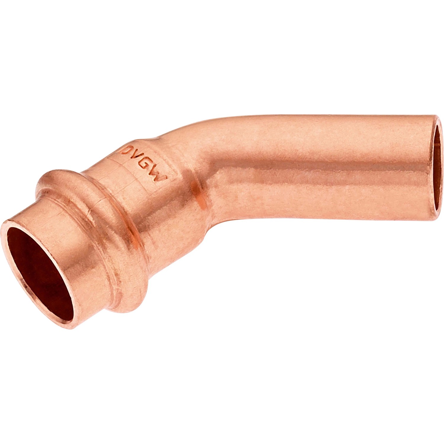 Lisovací oblouk typ IA měděný 45°, pr. 15 mm x 15 mm, 1 ks Lisovací oblouk typ IA měděný 45°, pr. 15 mm x 15 mm, 1 ks