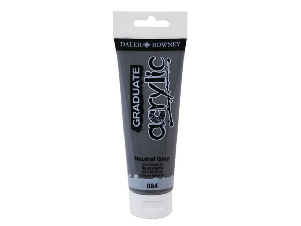 Daler Rowney Akrylová barva GRADUATE šedá, 120 ml Daler Rowney Akrylová barva GRADUATE šedá, 120 ml