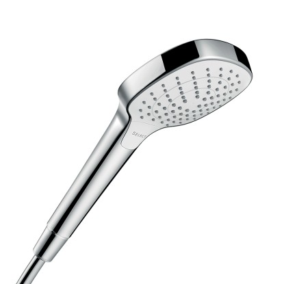 Hansgrohe Ruční sprcha Croma Select E Vario EcoSmart, 9 l/min, bílá/chrom Hansgrohe Ruční sprcha Croma Select E Vario EcoSmart, 9 l/min, bílá/chrom