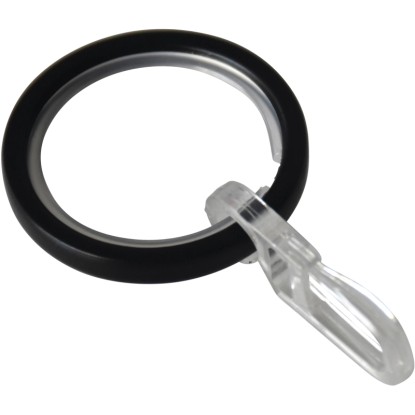 Gardinia Zácl. kroužky s kluznou vložkou Chicago. černé matné, 10 ks, pr. 2 cm Gardinia Zácl. kroužky s kluznou vložkou Chicago. černé matné, 10 ks, pr. 2 cm