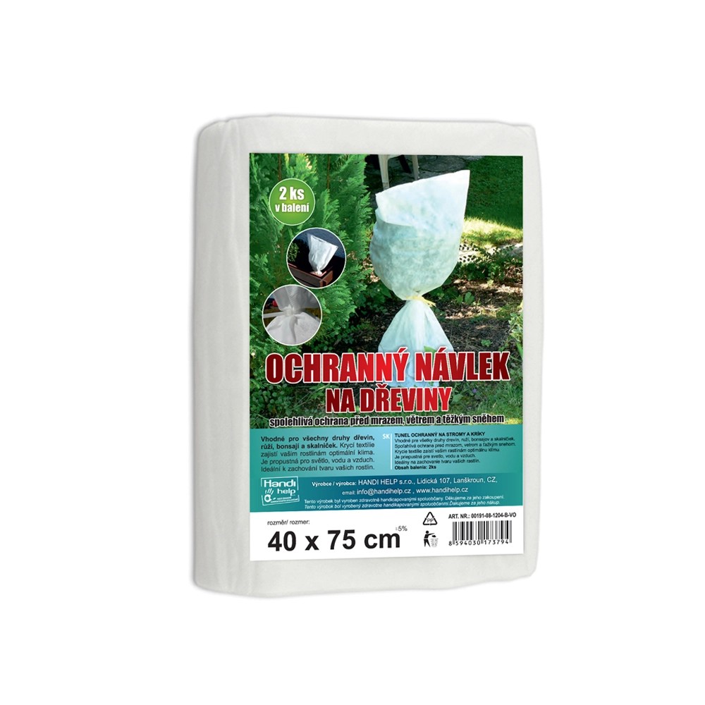 Ochranný návlek bílý 40 x 75 cm, 2 ks Ochranný návlek bílý 40 x 75 cm, 2 ks