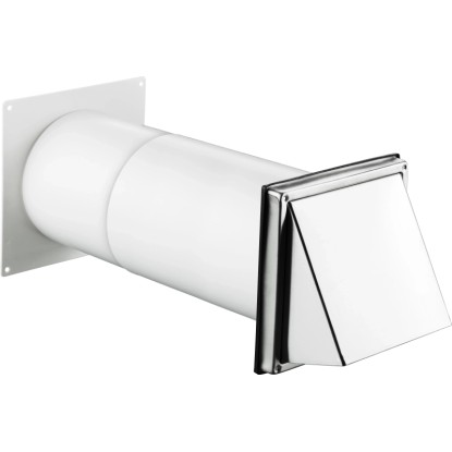 VLC Teleskopická ventilační sada, nerezová mřížka, 300-500 mm, pr. 150 mm VLC Teleskopická ventilační sada, nerezová mřížka, 300-500 mm, pr. 150 mm