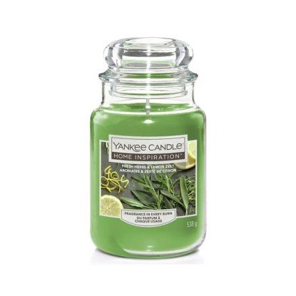 Yankee Candle Home Inspiration Svíčka, sklo, Fresh Herb&Lemon Zest, 17 x 9,5 cm Yankee Candle Home Inspiration Svíčka, sklo, Fresh Herb&Lemon Zest, 17 x 9,5 cm
