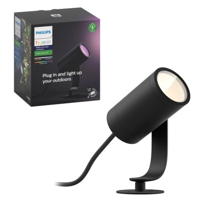 Philips Hue Exteriérové 1bodové LED svítidlo Lily Outdoor, černá - základní sada Philips Hue Exteriérové 1bodové LED svítidlo Lily Outdoor, černá - základní sada