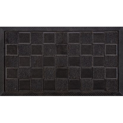 Rohožka s gumovými kolíčky a flockováním 40 cm x 70 cm Rohožka s gumovými kolíčky a flockováním 40 cm x 70 cm