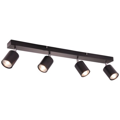 Brilliant LED bodové svítidlo Taio černé 4xGU10 4,8W 350lm 3000K 13 x 6 x 69,5cm Brilliant LED bodové svítidlo Taio černé 4xGU10 4,8W 350lm 3000K 13 x 6 x 69,5cm
