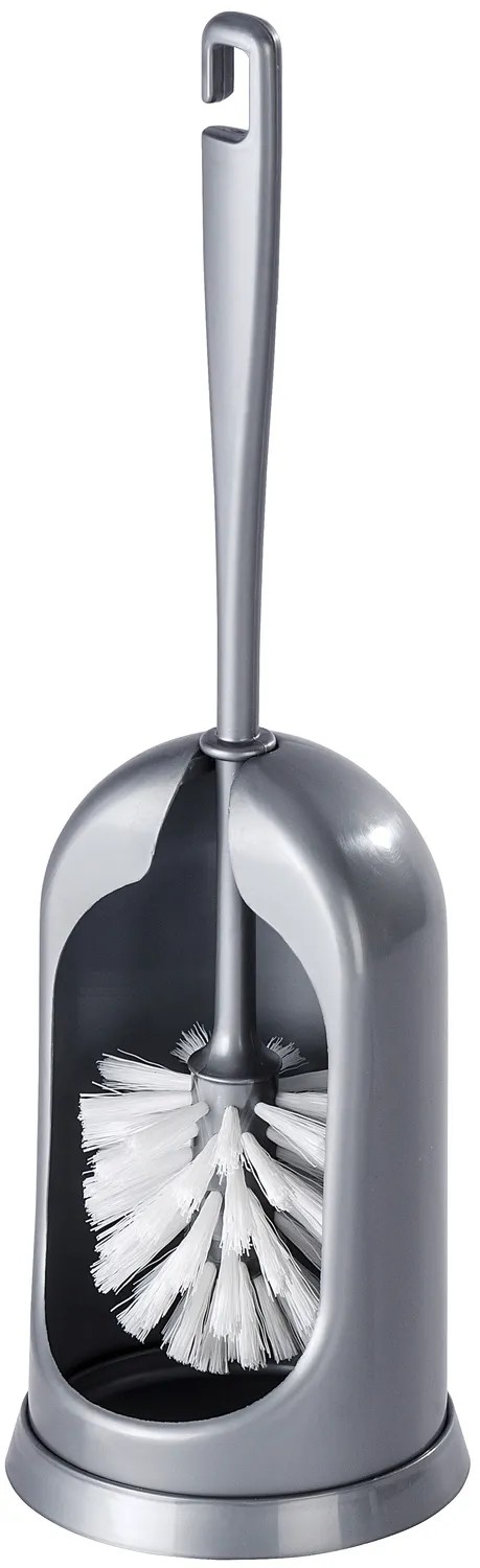 Wenko WC štětka s držákem Standard, šedá, pr. 13 x 42 cm Wenko WC štětka s držákem Standard, šedá, pr. 13 x 42 cm