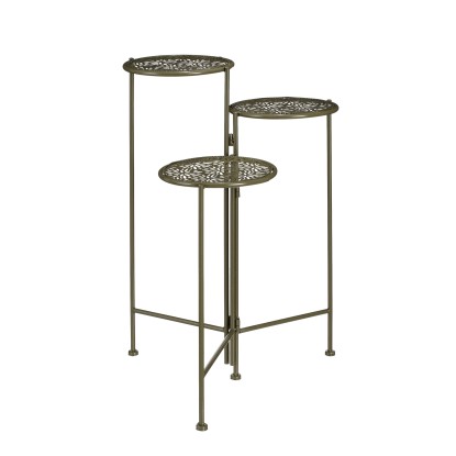 Mica Decorations Skládací podstavec pod květináče, zelená, 64 x 37 x 52 cm Mica Decorations Skládací podstavec pod květináče, zelená, 64 x 37 x 52 cm