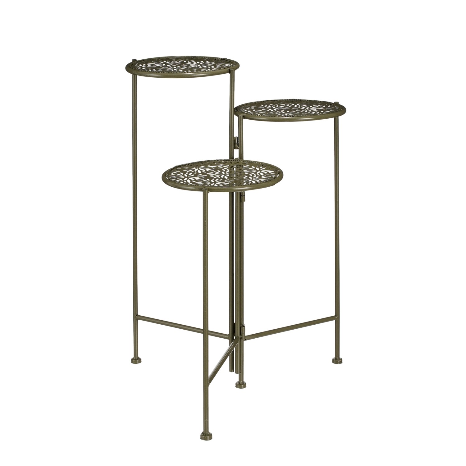 Mica Decorations Skládací podstavec pod květináče, zelená, 64 x 37 x 52 cm Mica Decorations Skládací podstavec pod květináče, zelená, 64 x 37 x 52 cm