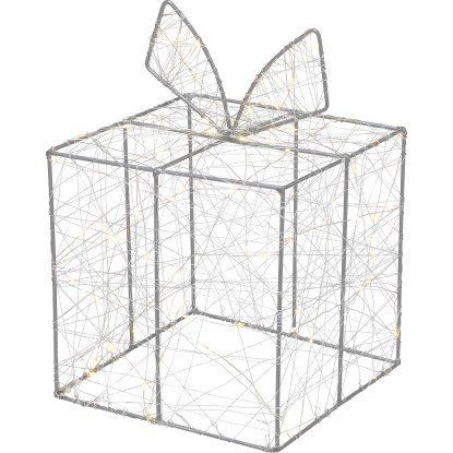 Exteriérová LED drátěná dekorace dárek, 70 LED, 20 x 20 x 28 cm Exteriérová LED drátěná dekorace dárek, 70 LED, 20 x 20 x 28 cm
