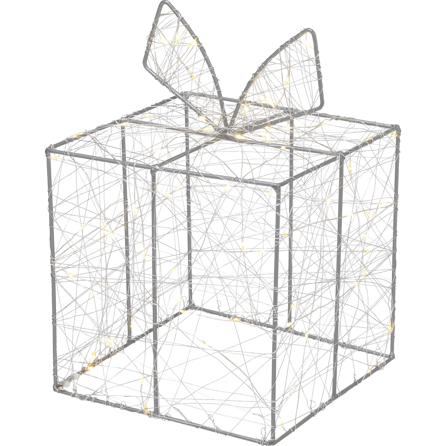 Exteriérová LED drátěná dekorace dárek, 70 LED, 20 x 20 x 28 cm Exteriérová LED drátěná dekorace dárek, 70 LED, 20 x 20 x 28 cm
