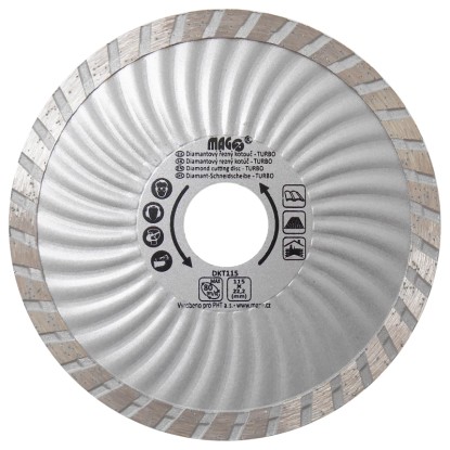 MAGG Diamantový kotouč TURBO 115 x 22,2 mm MAGG Diamantový kotouč TURBO 115 x 22,2 mm
