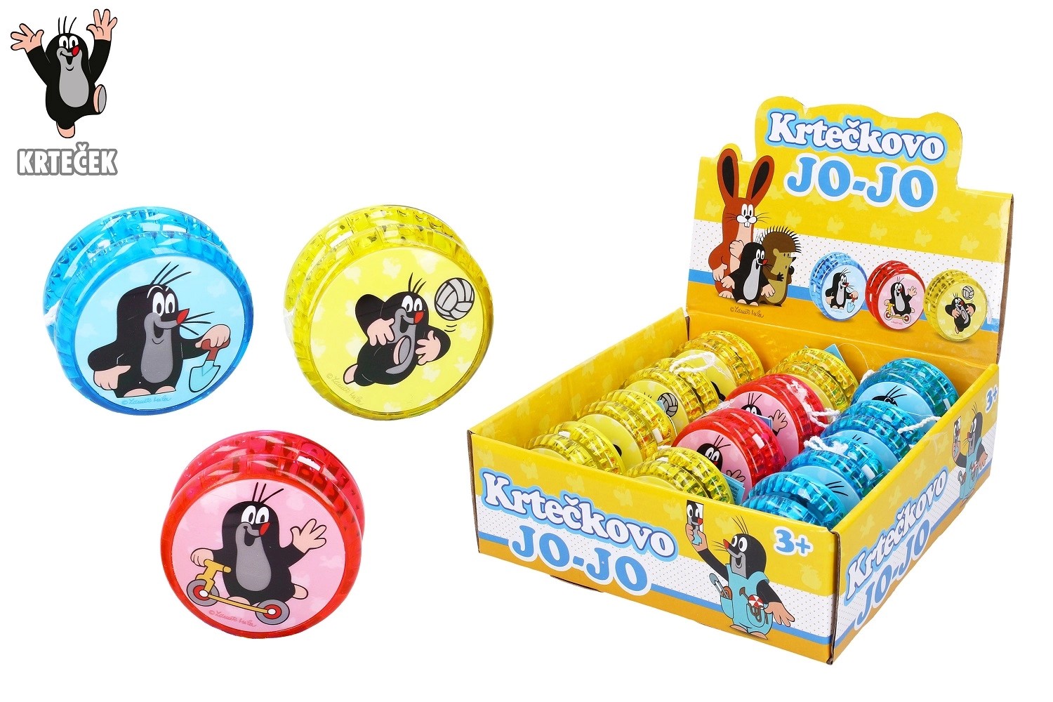 Wiky Jojo Krtek svítící, různé barvy, 1 ks, 5,5 cm Wiky Jojo Krtek svítící, různé barvy, 1 ks, 5,5 cm