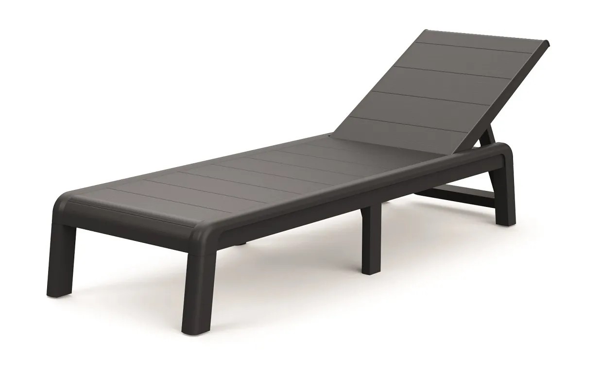 KETER Zahradní lehátko Formentera, grafitová, 58 x 187,5 x 29 cm KETER Zahradní lehátko Formentera, grafitová, 58 x 187,5 x 29 cm