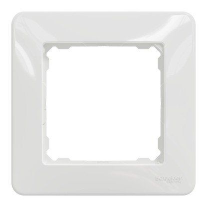 Schneider Rámeček 1-násobný Sedna Design bílý Schneider Rámeček 1-násobný Sedna Design bílý