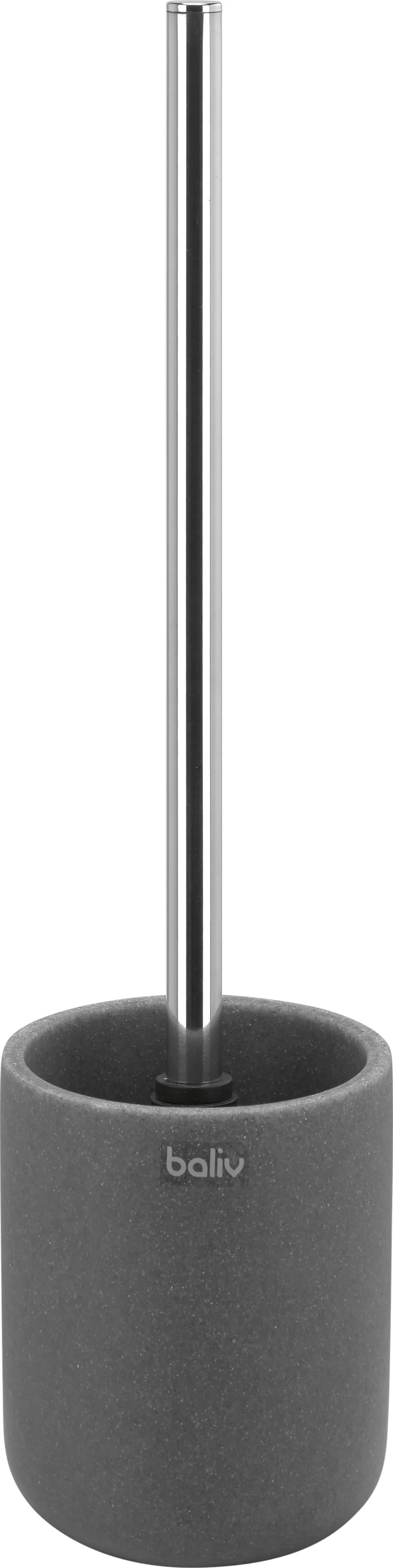 baliv WC štětka, polyresin, pískově šedá, pr. 8,9 x 10,7 cm baliv WC štětka, polyresin, pískově šedá, pr. 8,9 x 10,7 cm