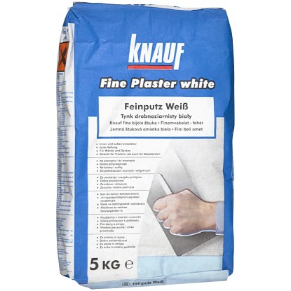Knauf Jemně zrnitá bílá obítka 5 kg Knauf Jemně zrnitá bílá obítka 5 kg