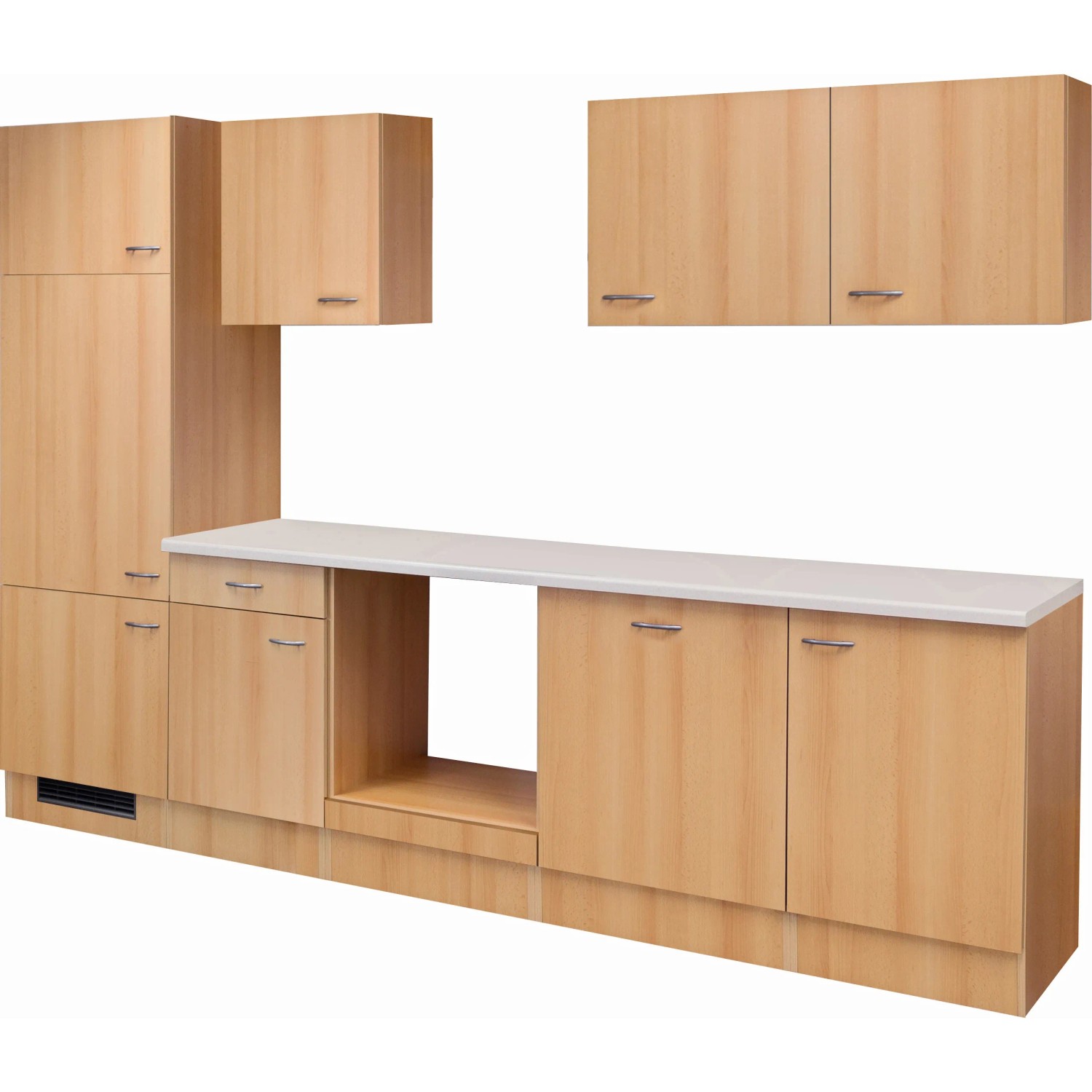 Flex-Well Kuchyně Nano 280 cm/typ 10 - bez el.spotřebičů a dřezu Flex-Well Kuchyně Nano 280 cm/typ 10 - bez el.spotřebičů a dřezu