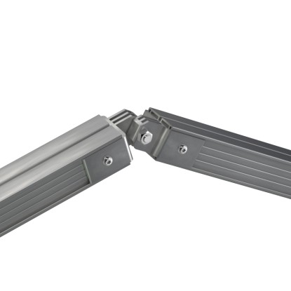 3D kloub přední pro hliníkový profil (45x23mm) pro flexibilní spojení spodních konstrukcí teras. 3D kloub přední pro hliníkový profil (45x23mm) pro flexibilní spojení spodních konstrukcí teras.