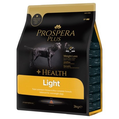 Prospera Plus Granule pro psy Light kuře s rýží, 3 kg Prospera Plus Granule pro psy Light kuře s rýží, 3 kg