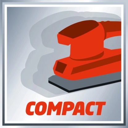 Einhell TC-OS 1520 vibrační bruska v červené barvě, kompaktní design pro broušení. Einhell TC-OS 1520 vibrační bruska v červené barvě, kompaktní design pro broušení.