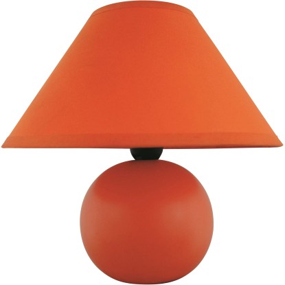 Rabalux Stolní lampa Ariel, matná oranžová, pr. 20 x 19 cm Rabalux Stolní lampa Ariel, matná oranžová, pr. 20 x 19 cm