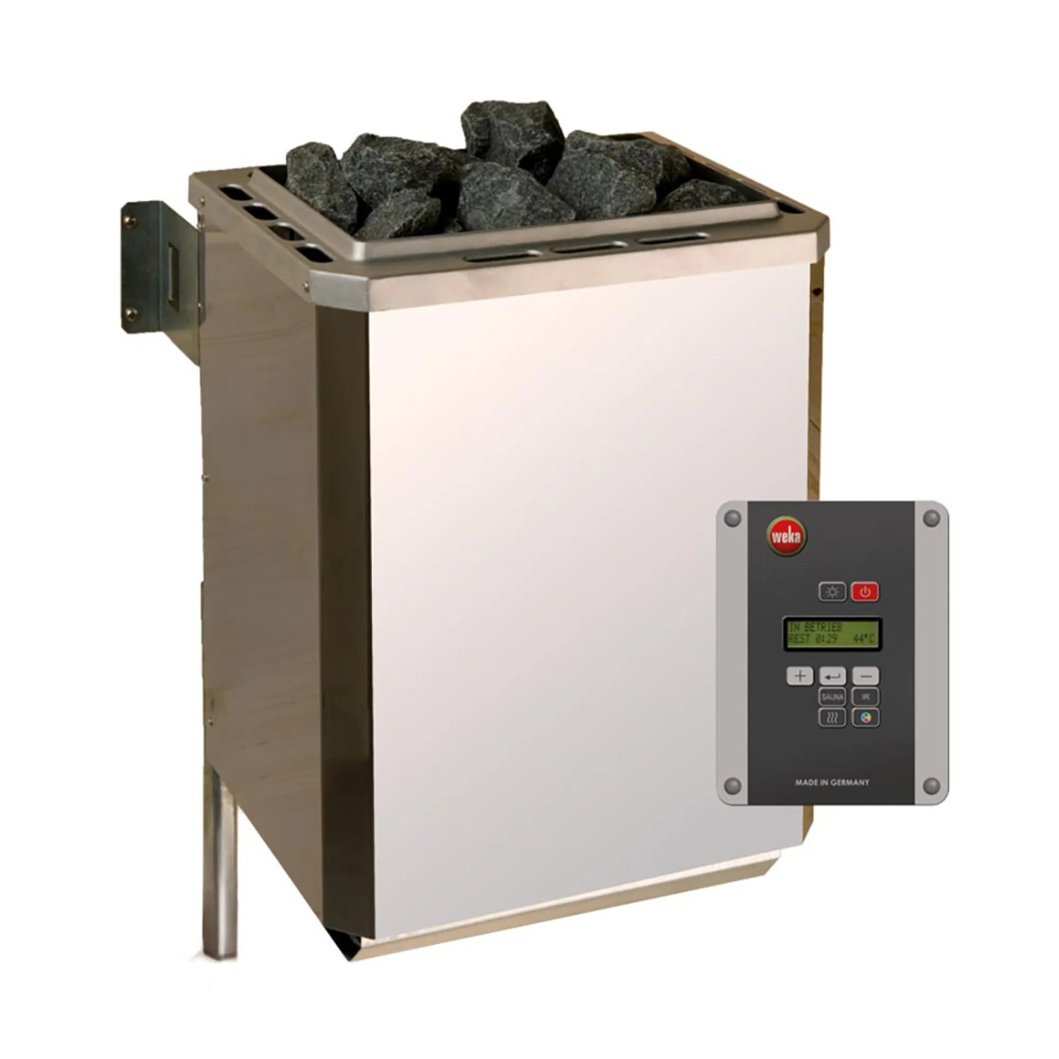 Weka Sada saunových kamen včetně kamen 4-4,5 kW připojovací kabel saunové kameny Weka Sada saunových kamen včetně kamen 4-4,5 kW připojovací kabel saunové kameny