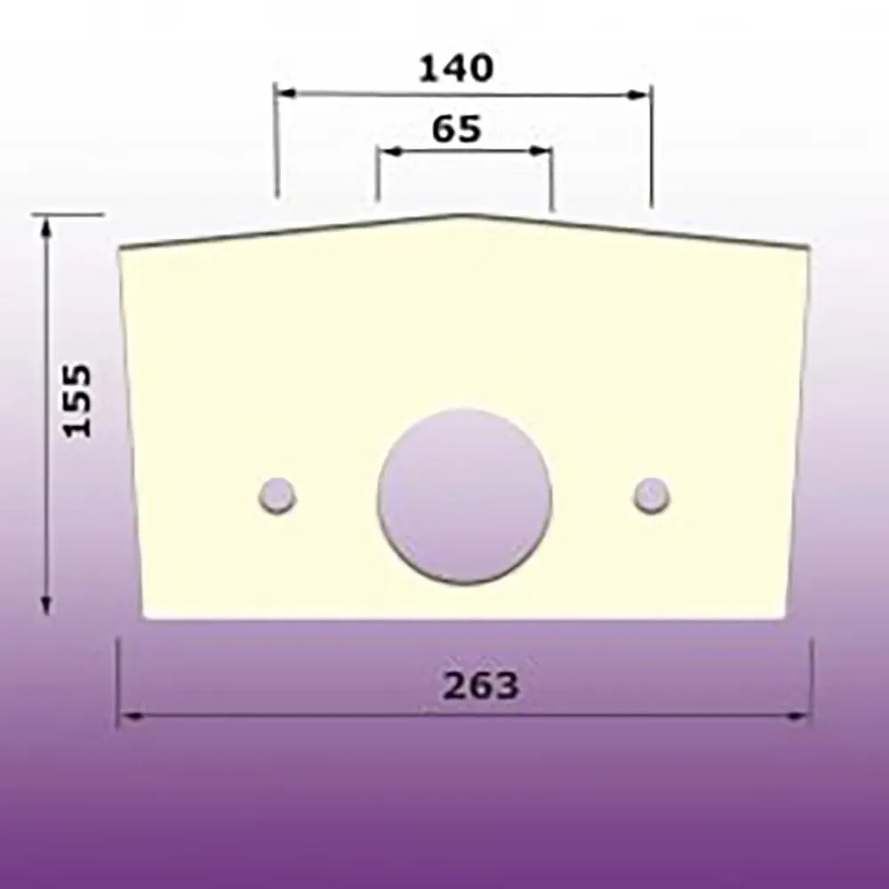 Těsnění WC kombi mezi nádrž a mísu typ A Těsnění WC kombi mezi nádrž a mísu typ A