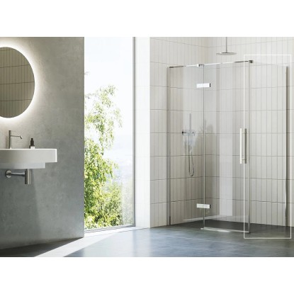 RAVAK Pevná sprchová stěna Cool! COPS, lesklý chrom + transparent, 80 x 195 cm RAVAK Pevná sprchová stěna Cool! COPS, lesklý chrom + transparent, 80 x 195 cm