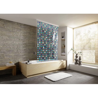 Kleine Wolke Roleta pro prázdnou kazetu sprchové rolety modrá 128 cm x 240 cm Kleine Wolke Roleta pro prázdnou kazetu sprchové rolety modrá 128 cm x 240 cm