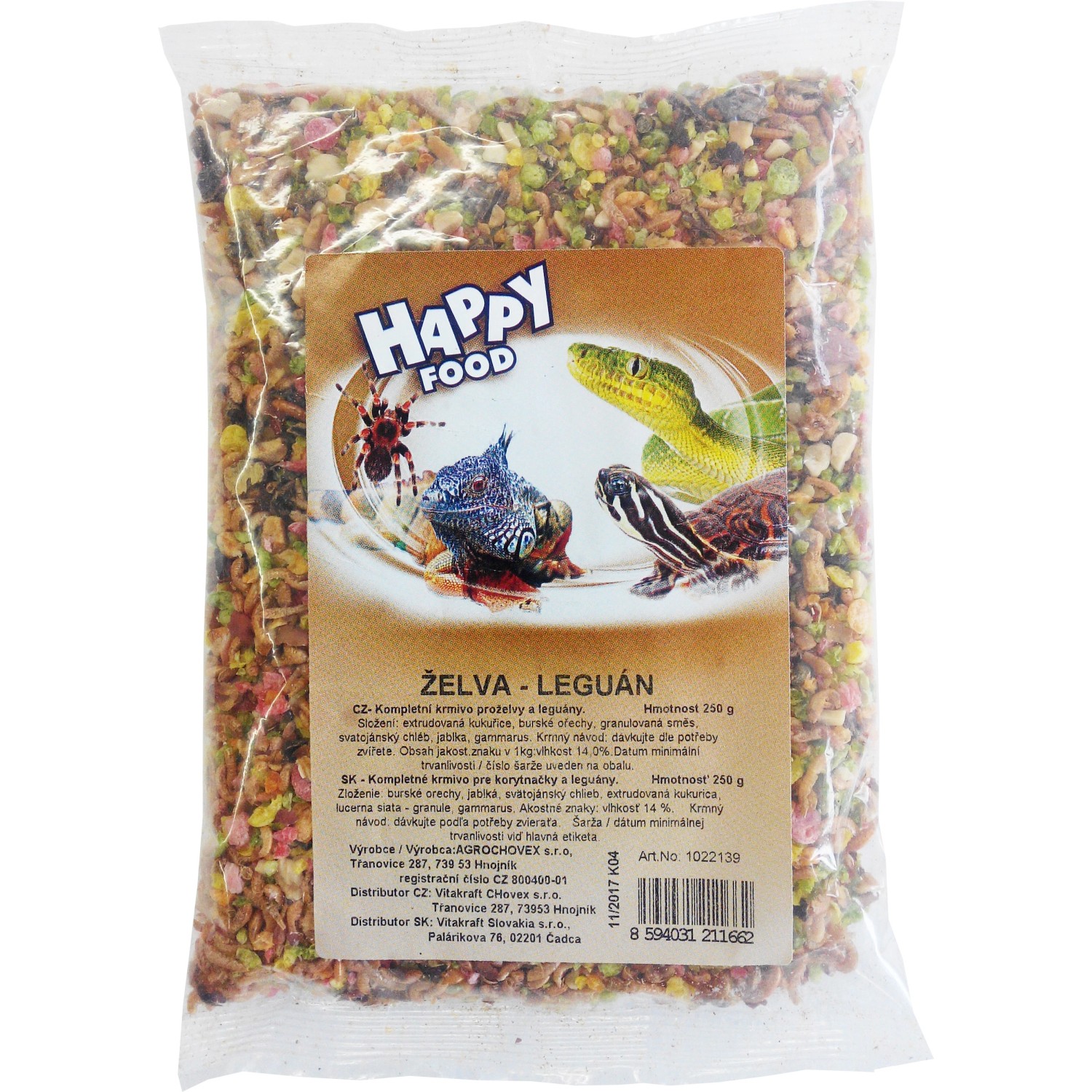 Happy Food Kompletní krmivo pro želvy a leguány 250 g koupit v OBI