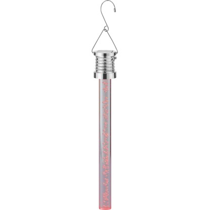 Dekorativní solární závěsné LED svítidlo tyč, IP44, červená, pr. 3 x 22 cm Dekorativní solární závěsné LED svítidlo tyč, IP44, červená, pr. 3 x 22 cm