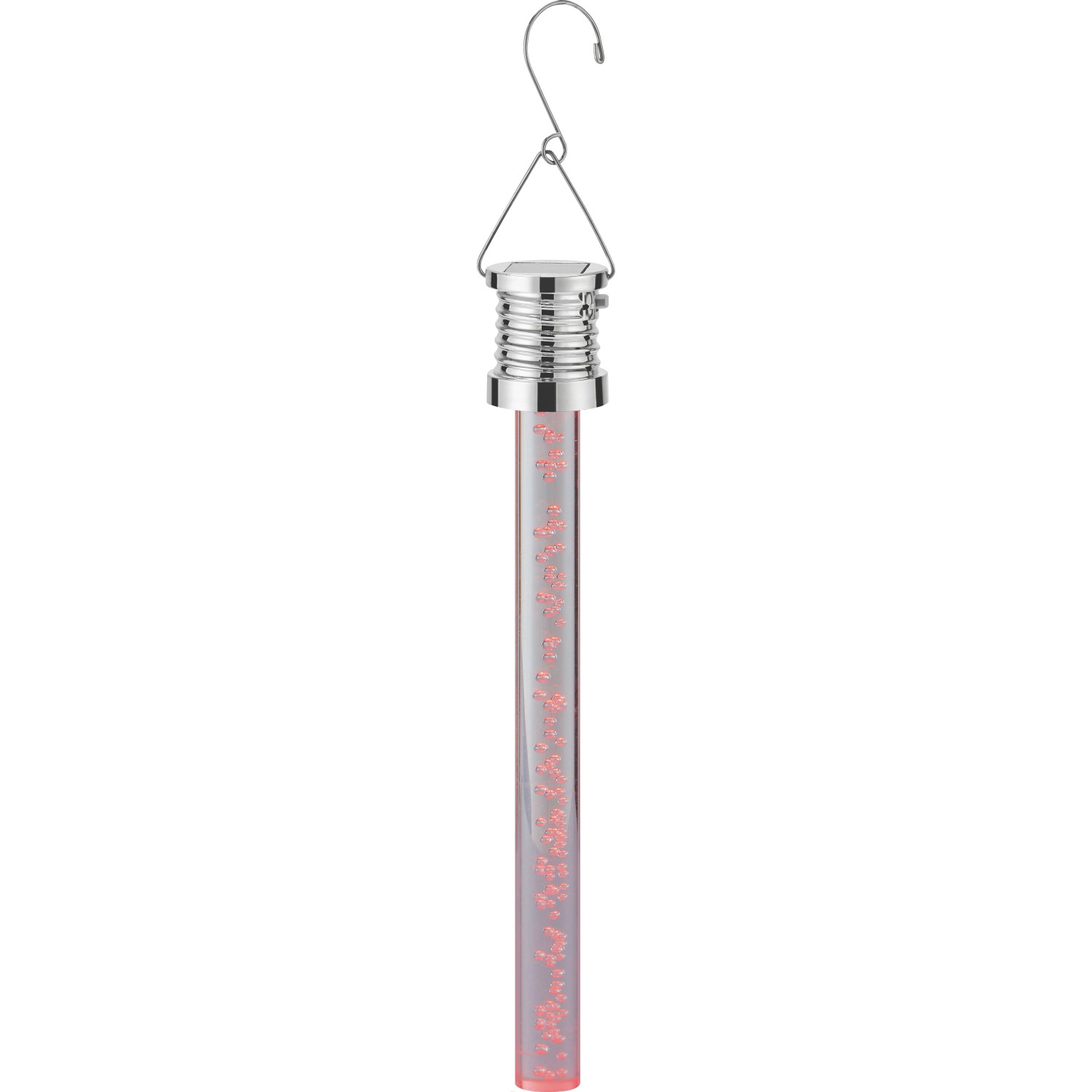 Dekorativní solární závěsné LED svítidlo tyč, IP44, červená, pr. 3 x 22 cm Dekorativní solární závěsné LED svítidlo tyč, IP44, červená, pr. 3 x 22 cm