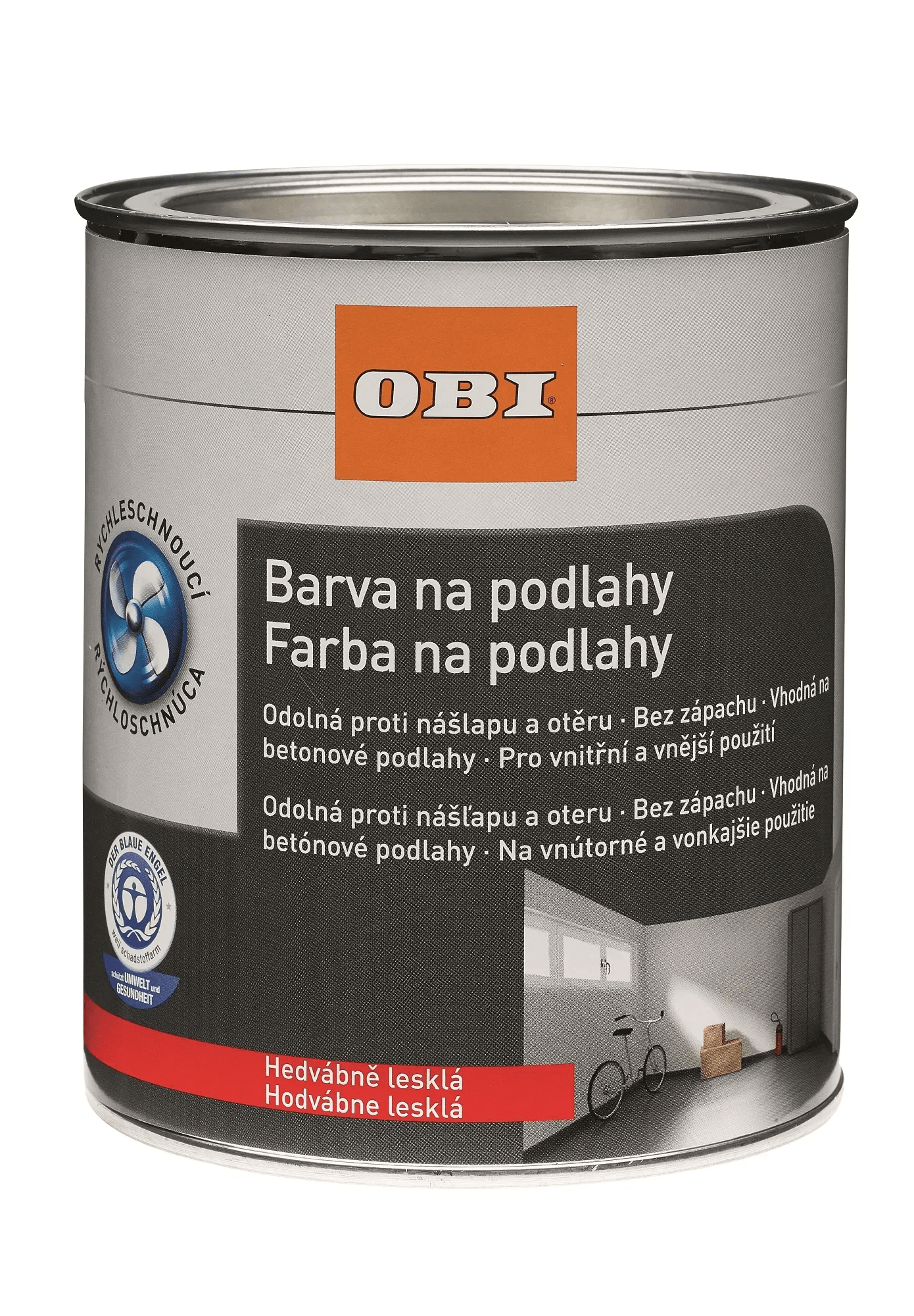 OBI Barva na podlahy antracitová 750 ml OBI Barva na podlahy antracitová 750 ml