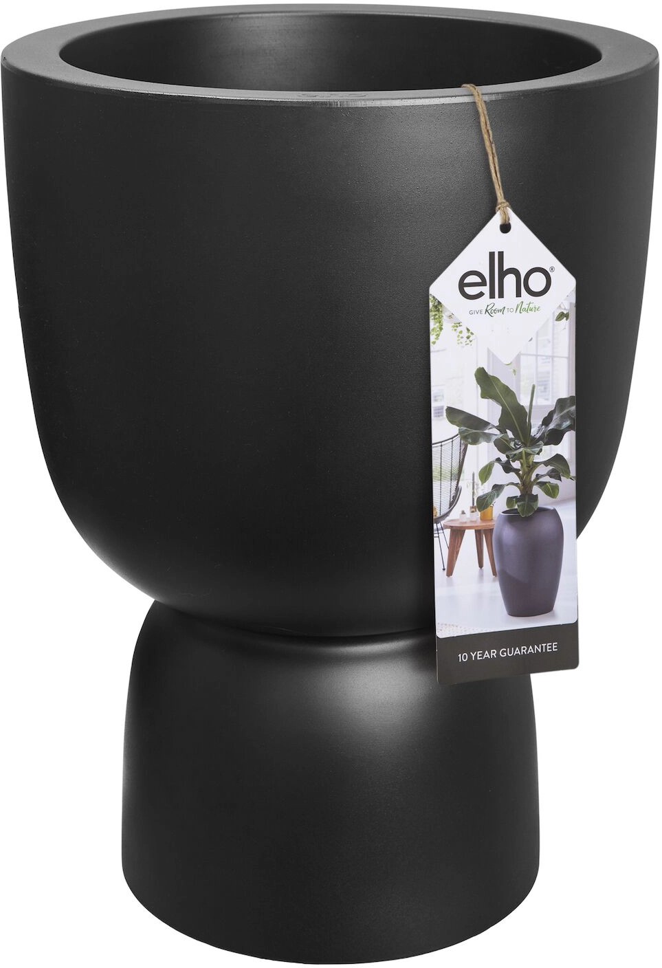 elho Květináč Pure Coupe černý, pr. 35 x 49 cm elho Květináč Pure Coupe černý, pr. 35 x 49 cm