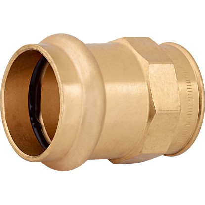 Lisovací přechodový nátrubek červený bronz, pr. 28 mm x 24,1 mm (Rp 3/4), 1 ks Lisovací přechodový nátrubek červený bronz, pr. 28 mm x 24,1 mm (Rp 3/4), 1 ks